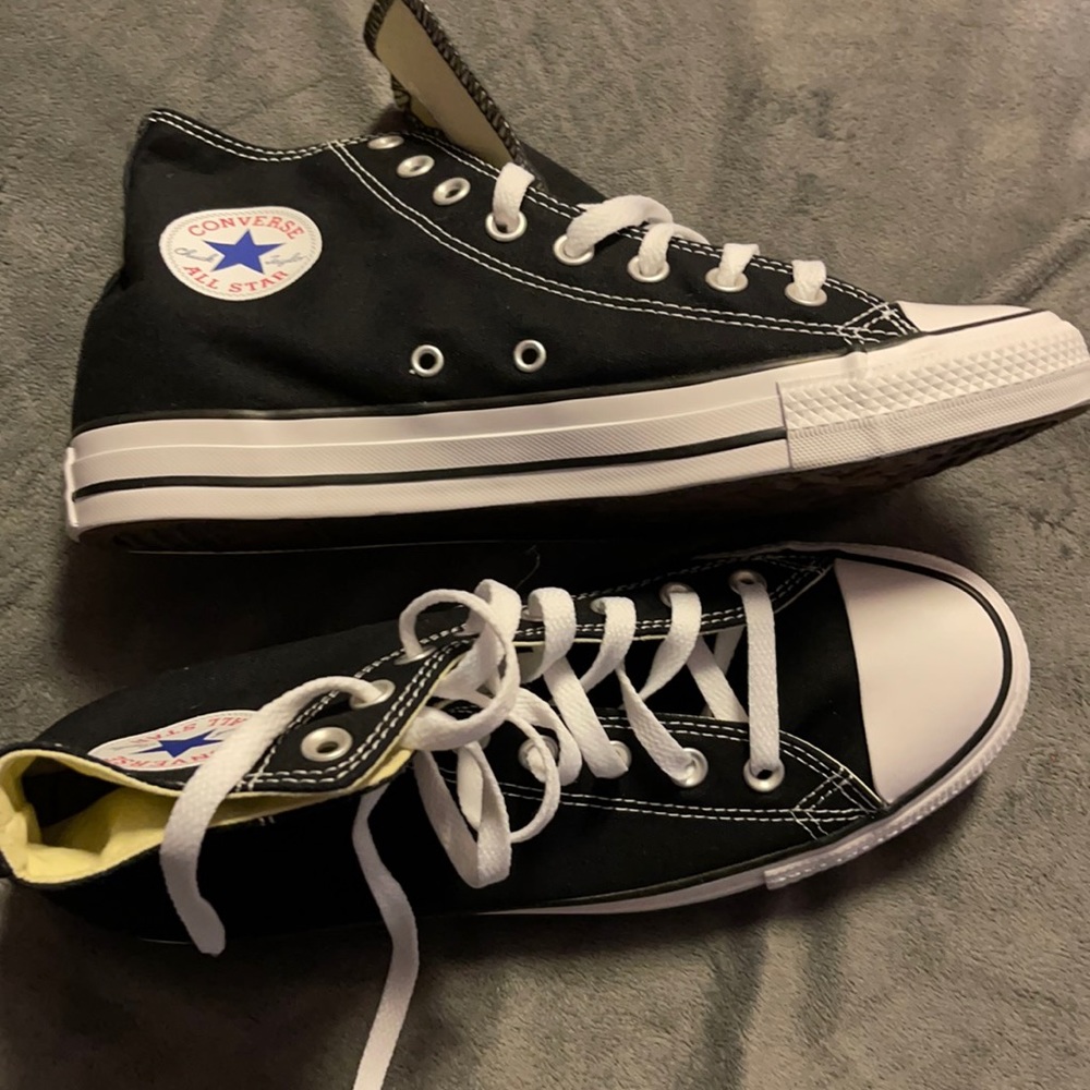Converse Black Hightops